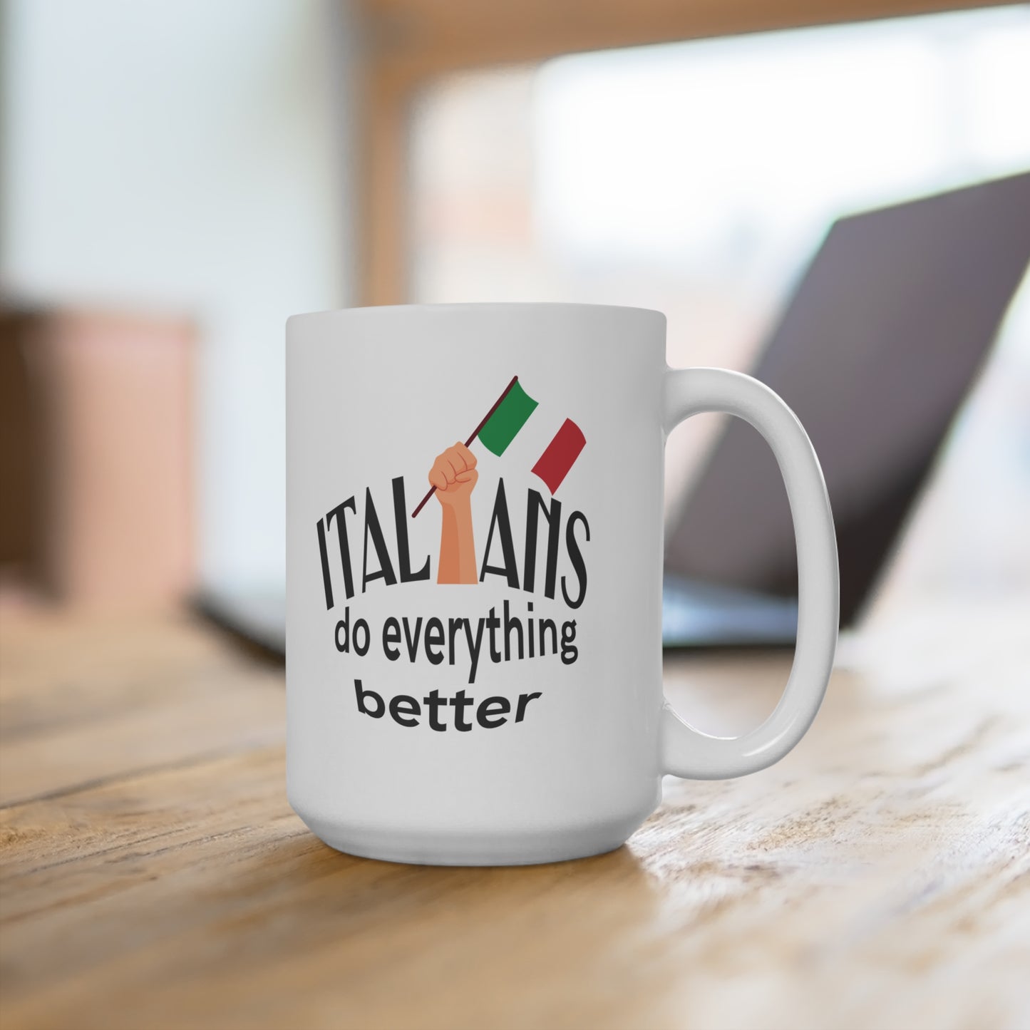 Funny Coffee Mug Sayings Italian Themed Coffee Mug for Adults