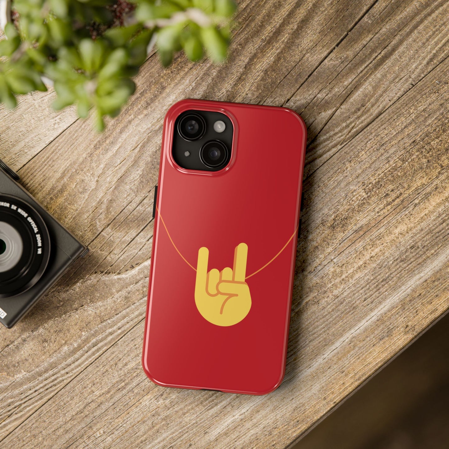 Mano Cornuto Horned Hand Evil Eye protection phone case