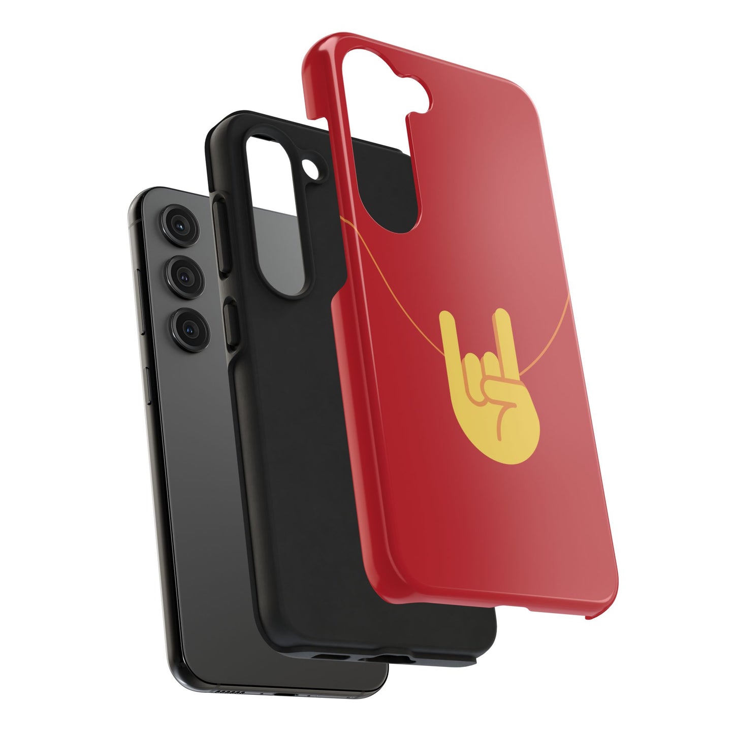Mano Cornuto Horned Hand Evil Eye protection phone case