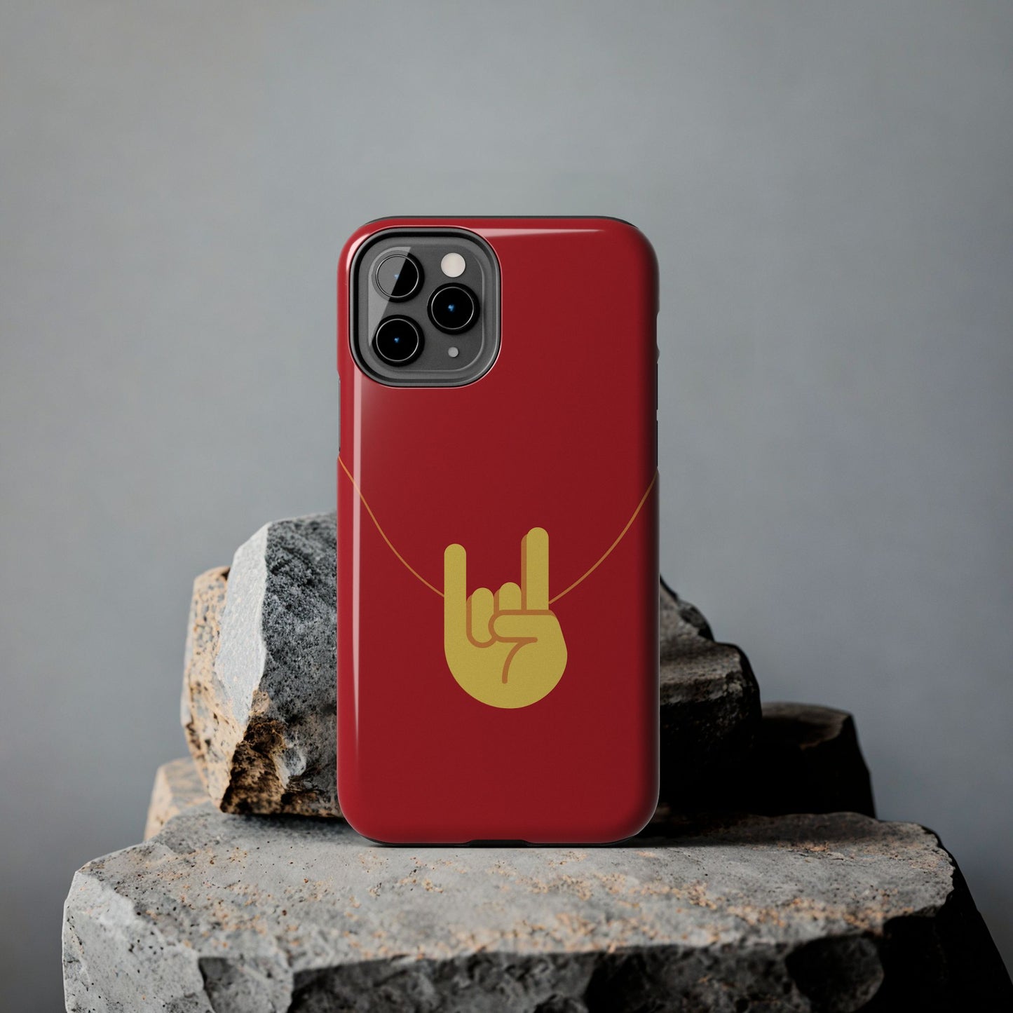 Mano Cornuto Horned Hand Evil Eye protection phone case