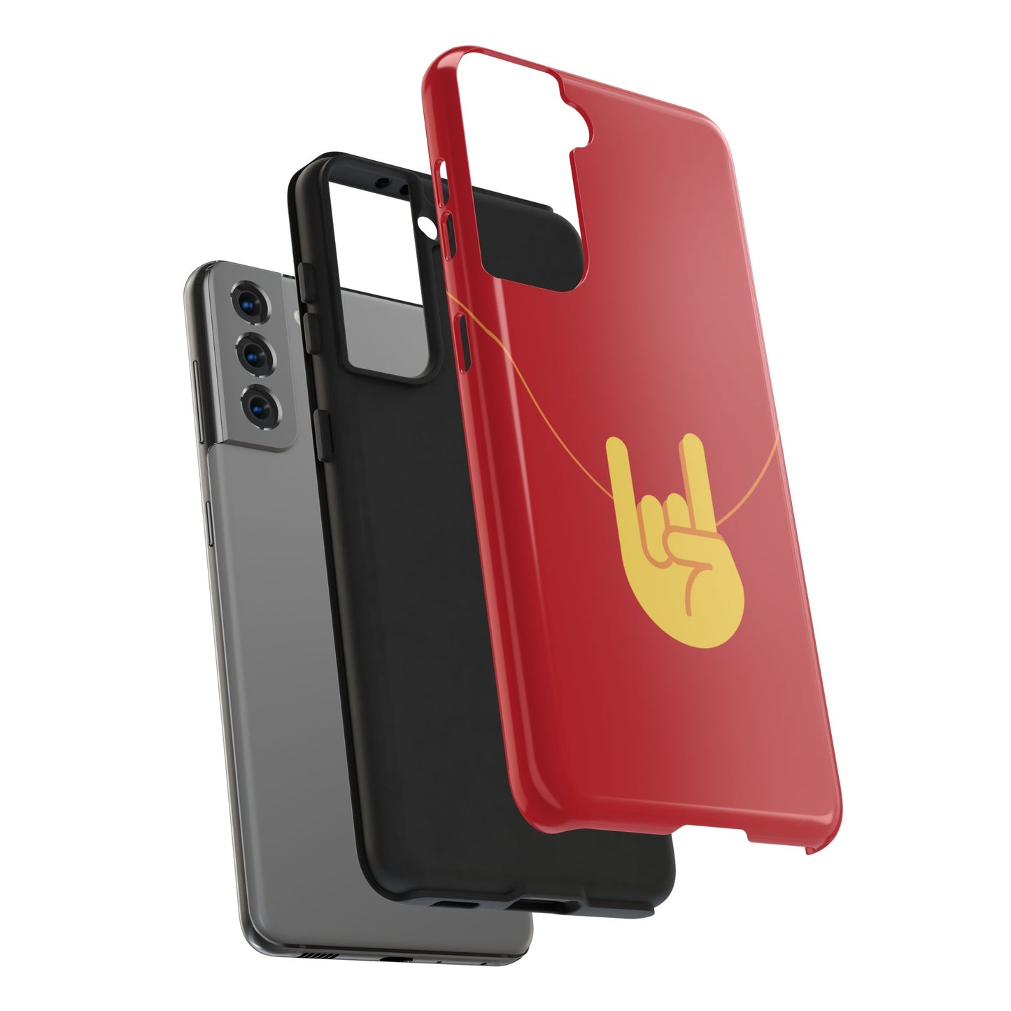 Mano Cornuto Horned Hand Evil Eye protection phone case