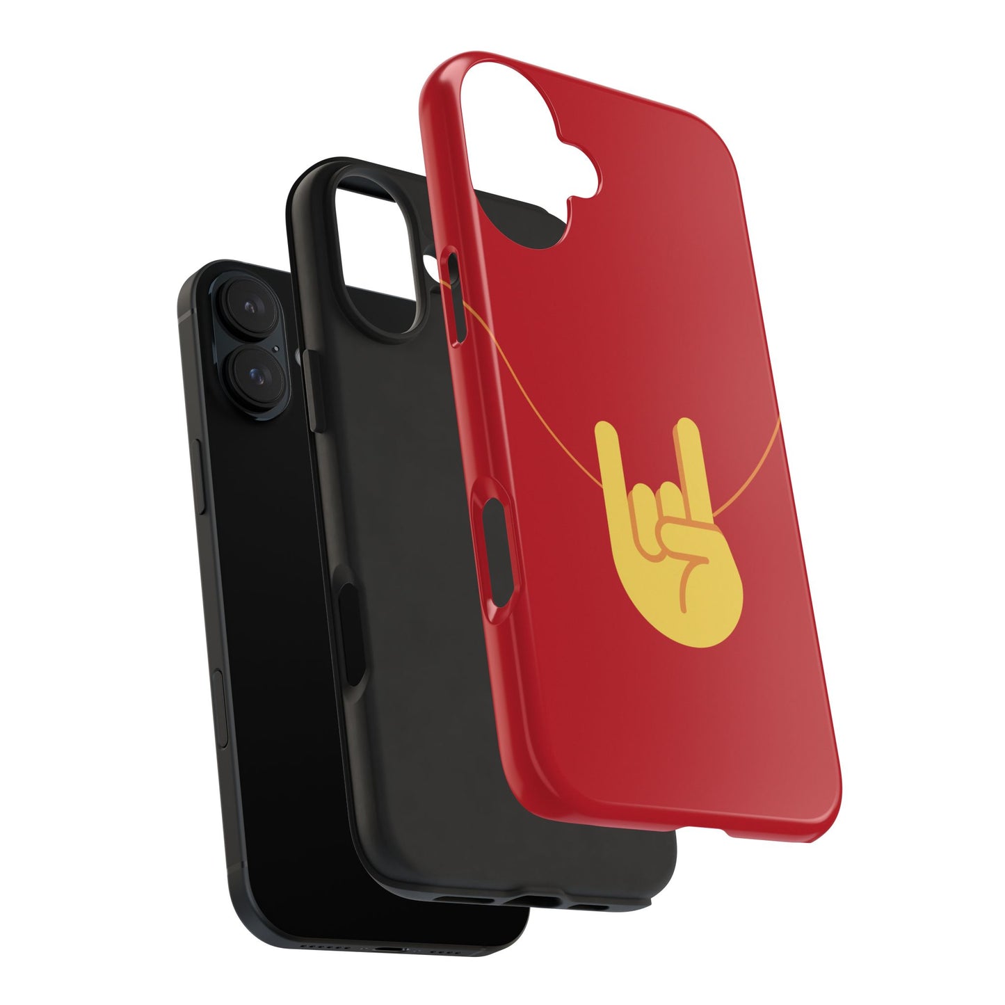 Mano Cornuto Horned Hand Evil Eye protection phone case
