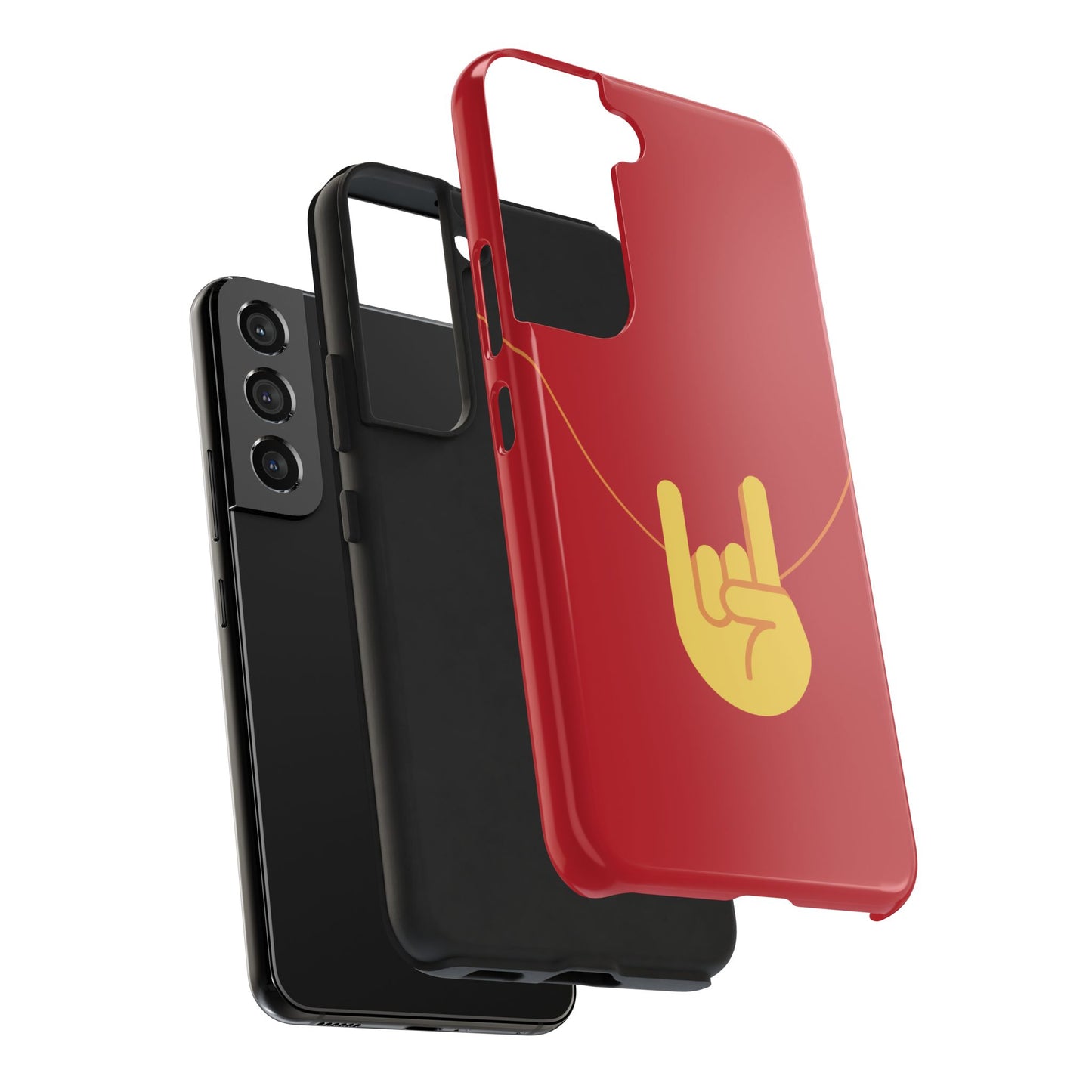 Mano Cornuto Horned Hand Evil Eye protection phone case