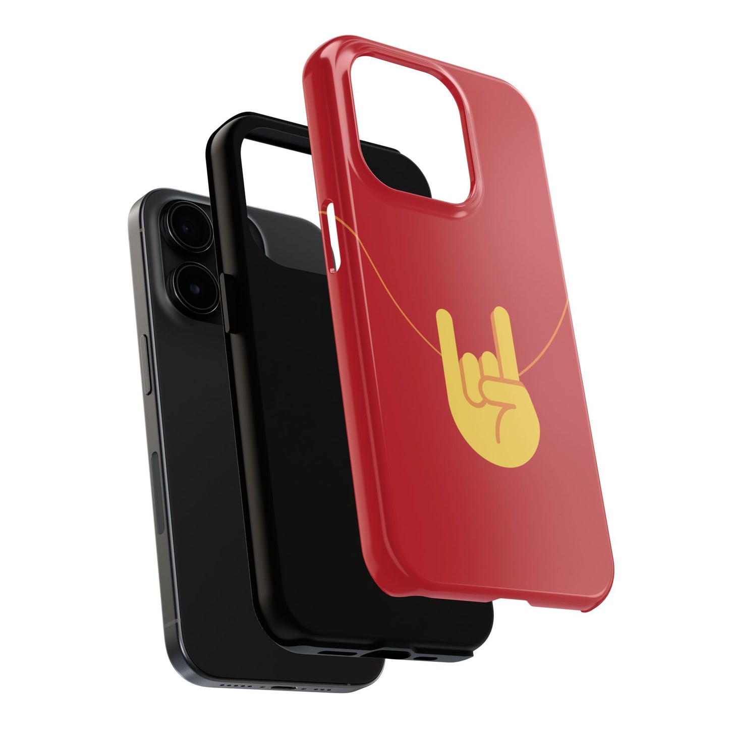Mano Cornuto Horned Hand Evil Eye protection phone case