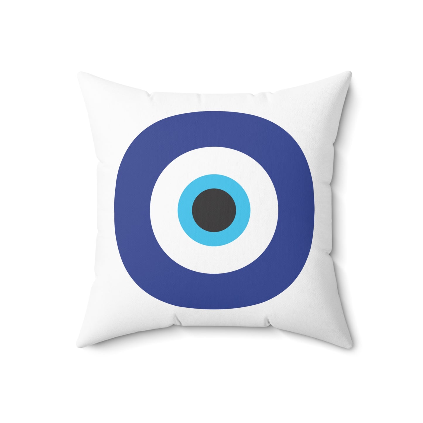 Evil Eye Decorative Pillow - Cozy Home Decor, Gift for New Home, Spiritual Protection, Bedroom Accent, Boho Style