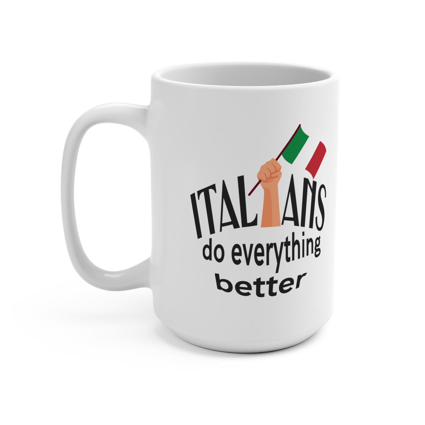 Funny Coffee Mug Sayings Italian Themed Coffee Mug for Adults