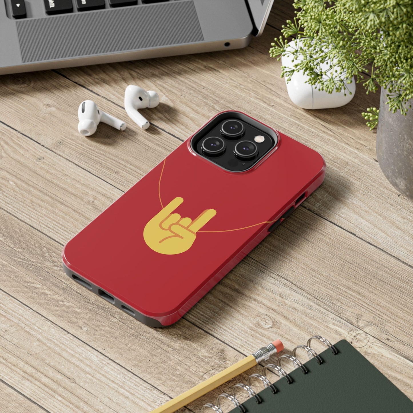 Mano Cornuto Horned Hand Evil Eye protection phone case