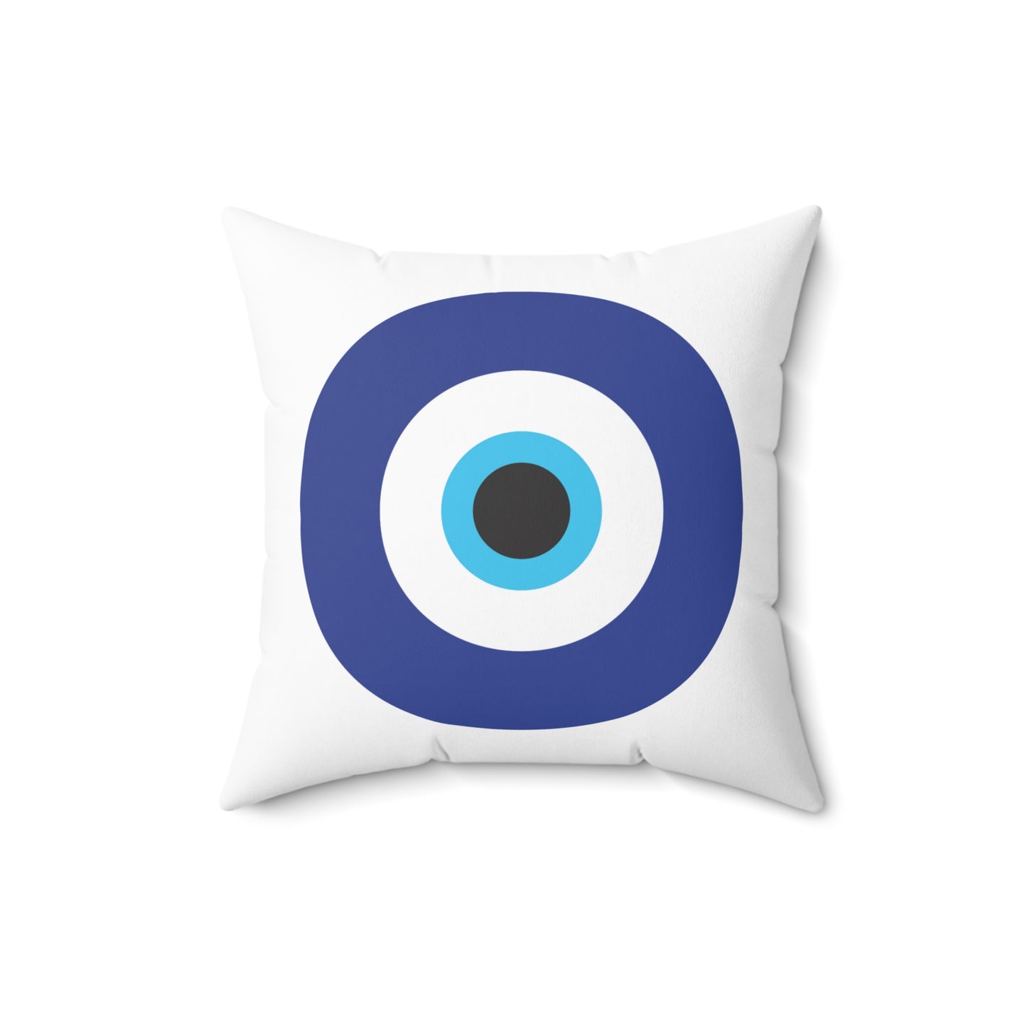 Evil Eye Decorative Pillow - Cozy Home Decor, Gift for New Home, Spiritual Protection, Bedroom Accent, Boho Style