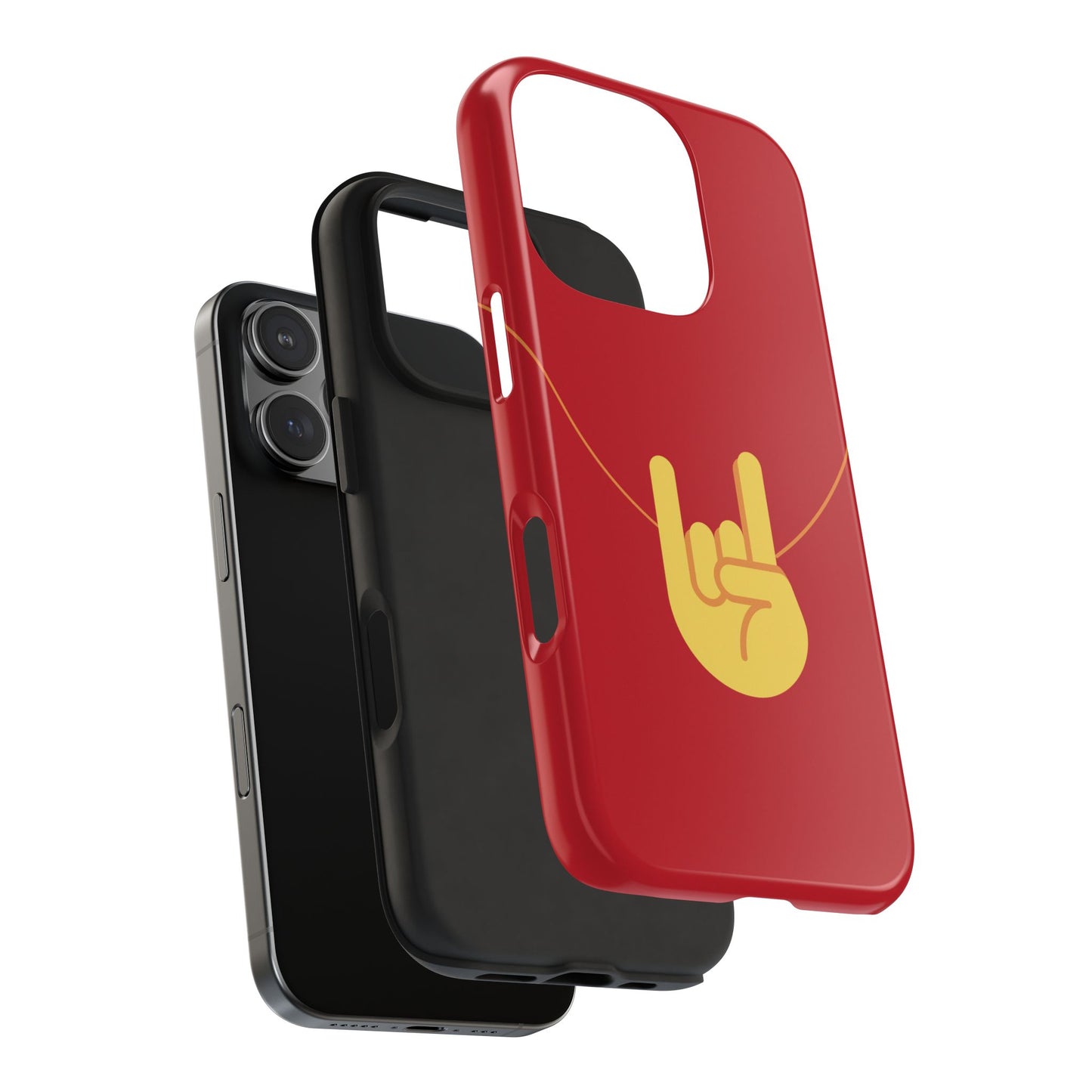 Mano Cornuto Horned Hand Evil Eye protection phone case