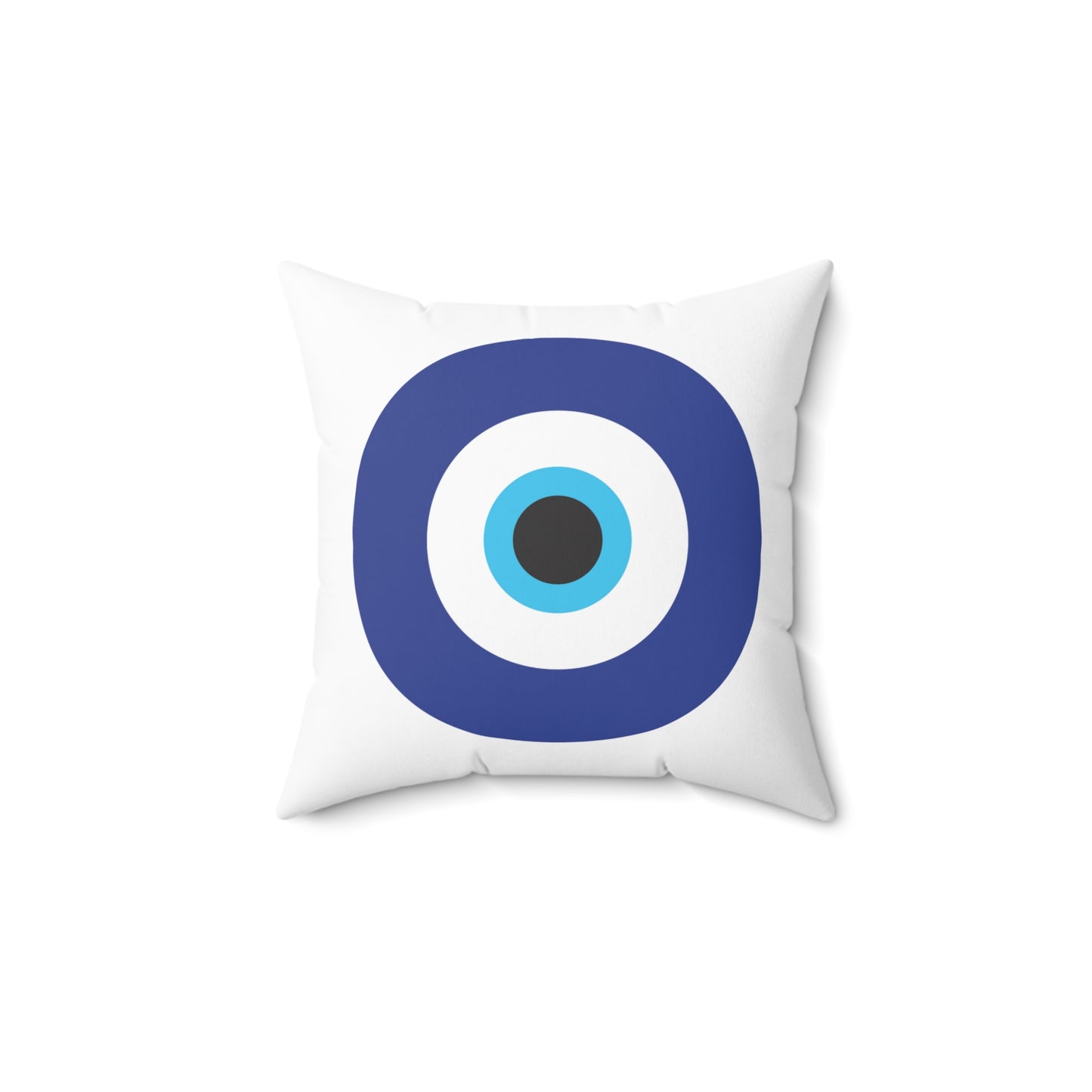Evil Eye Decorative Pillow - Cozy Home Decor, Gift for New Home, Spiritual Protection, Bedroom Accent, Boho Style