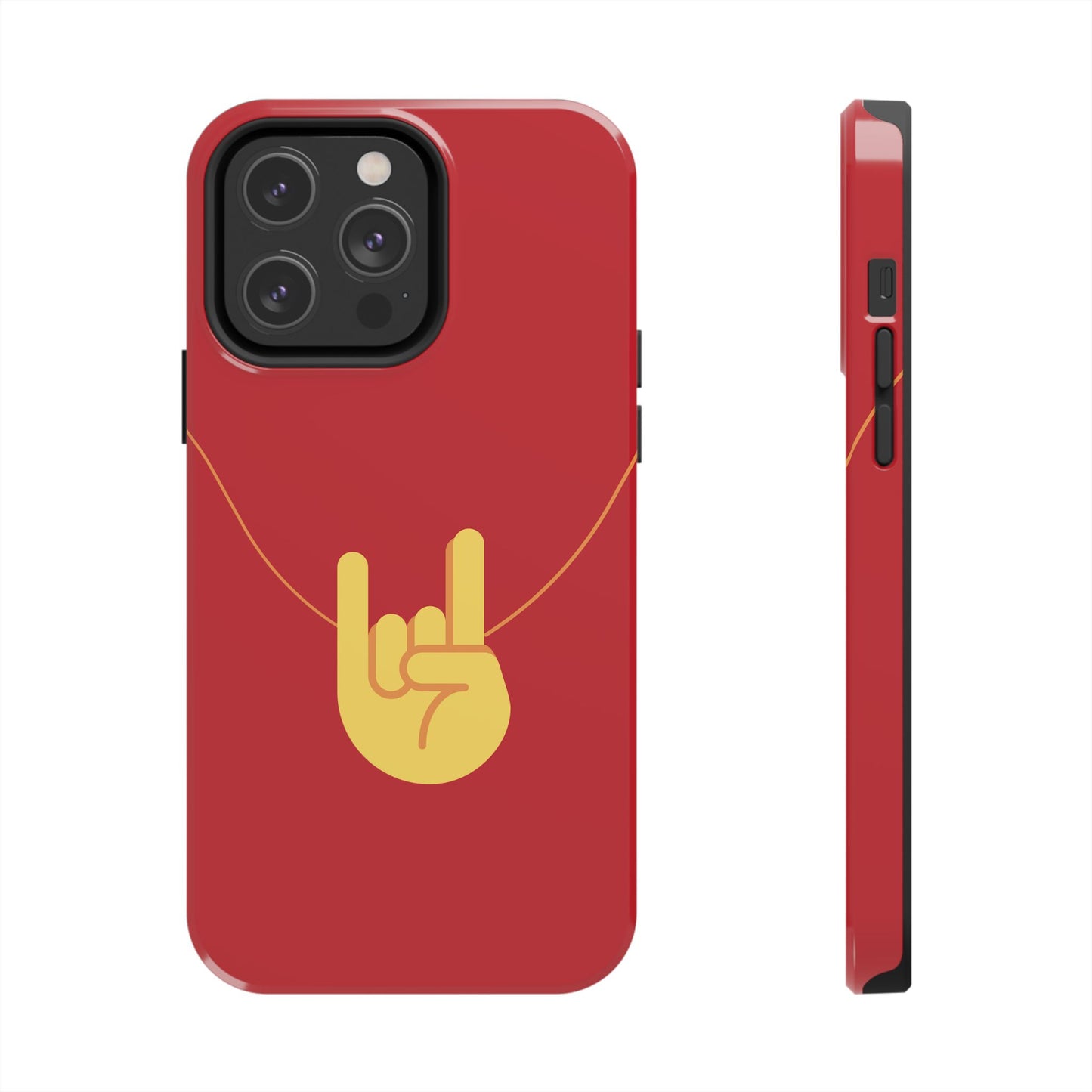 Mano Cornuto Horned Hand Evil Eye protection phone case