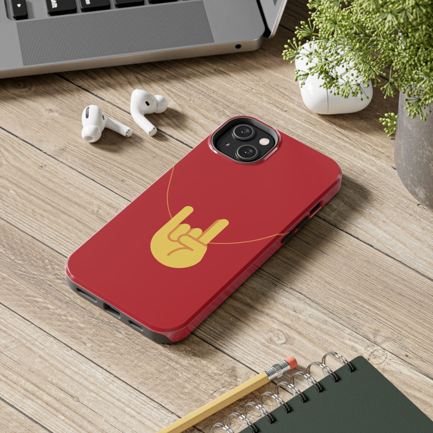 Mano Cornuto Horned Hand Evil Eye protection phone case