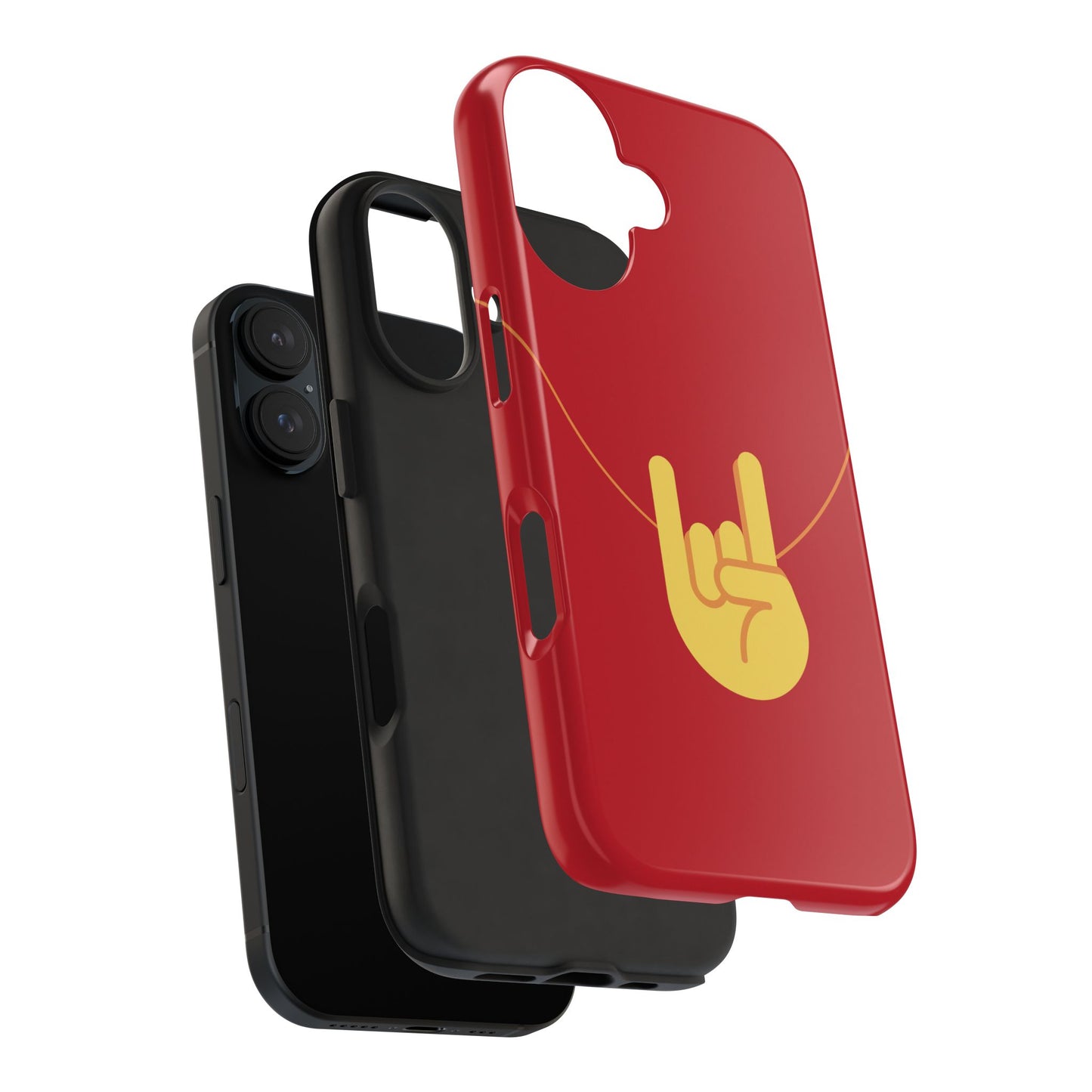 Mano Cornuto Horned Hand Evil Eye protection phone case