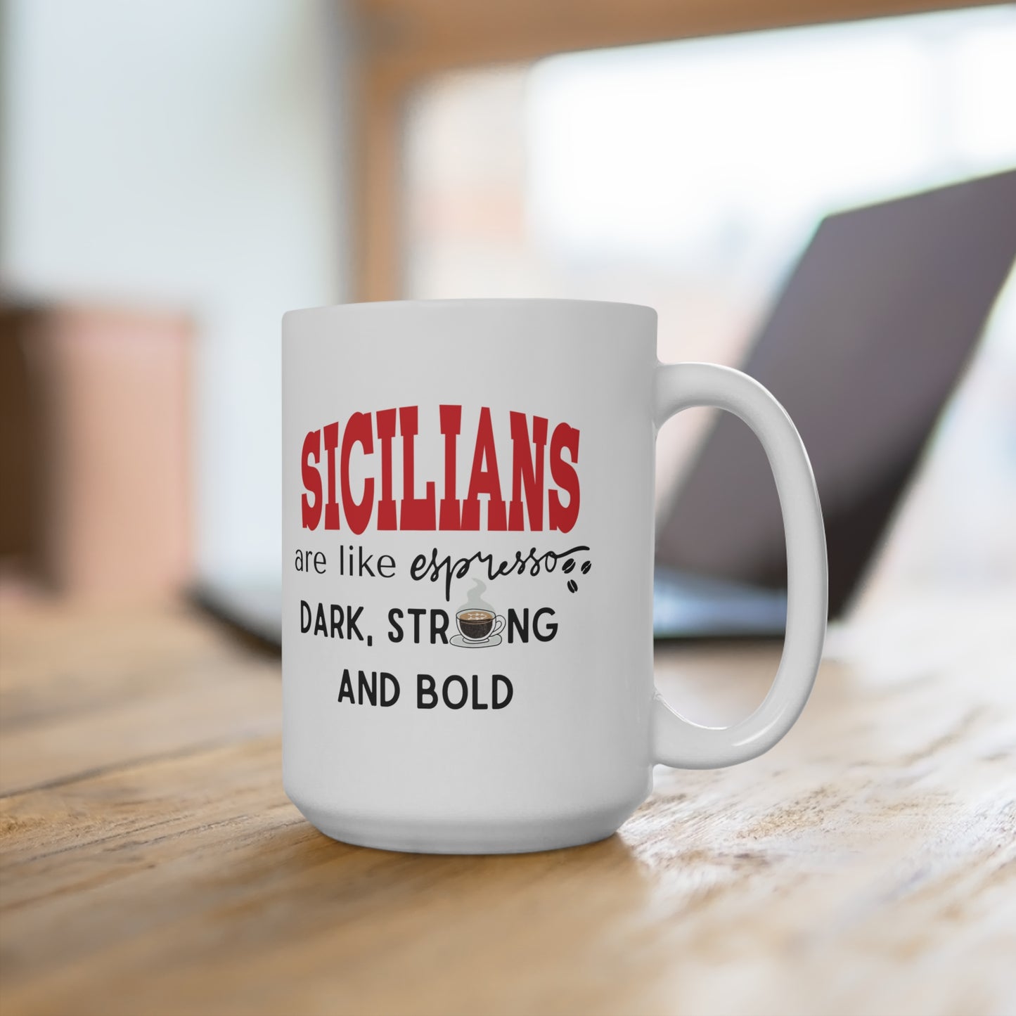 Espresso Coffee Mug Sayings Italian Themed Coffee Mug for Adults