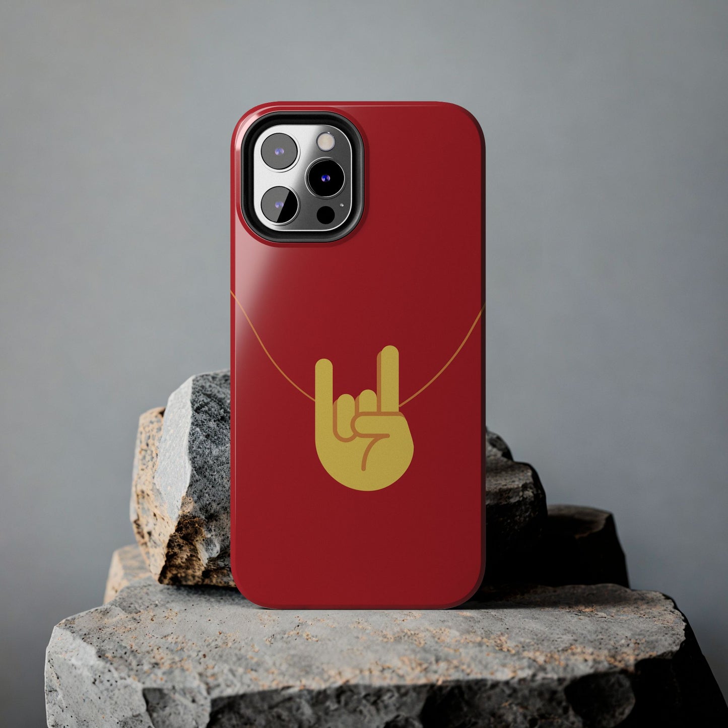 Mano Cornuto Horned Hand Evil Eye protection phone case