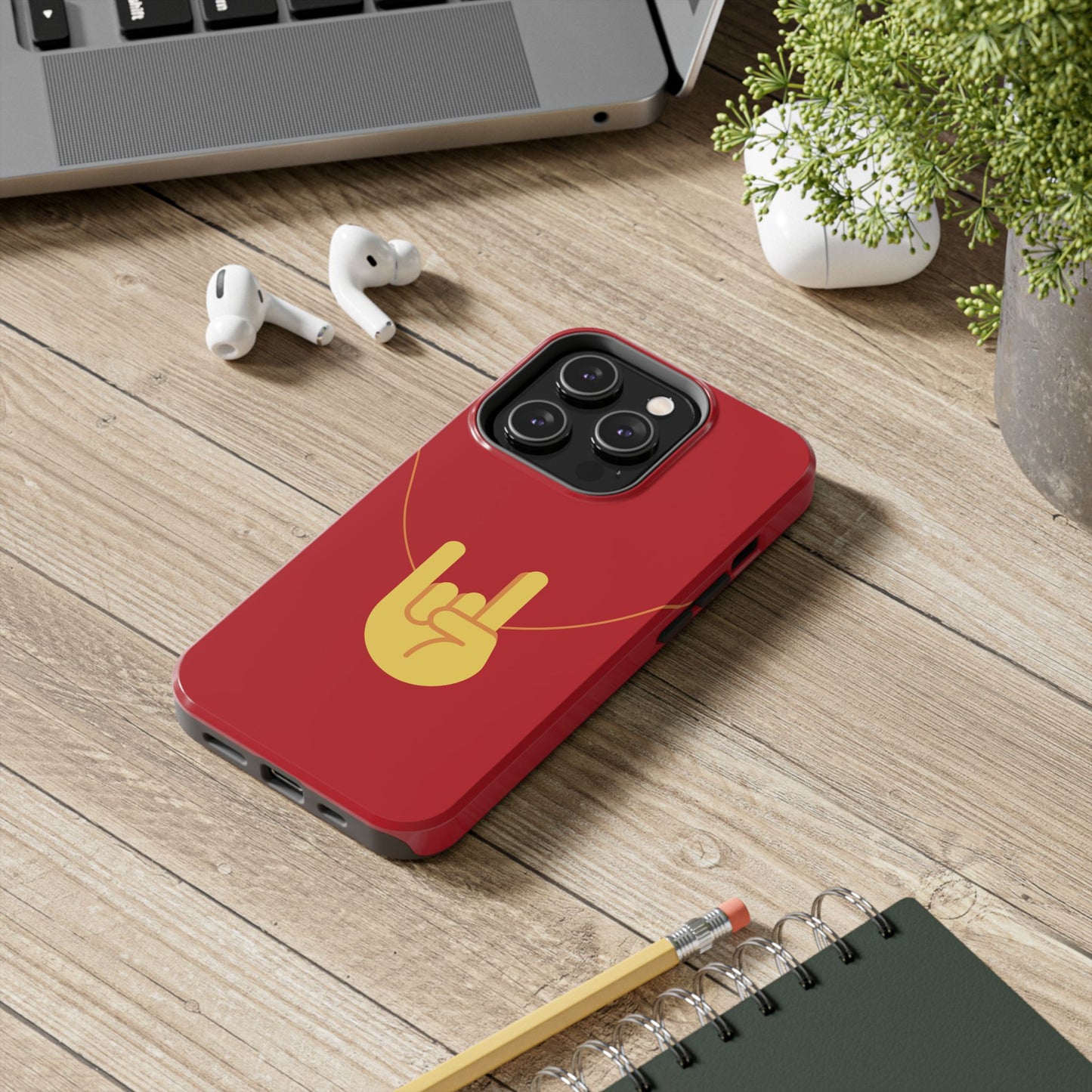 Mano Cornuto Horned Hand Evil Eye protection phone case
