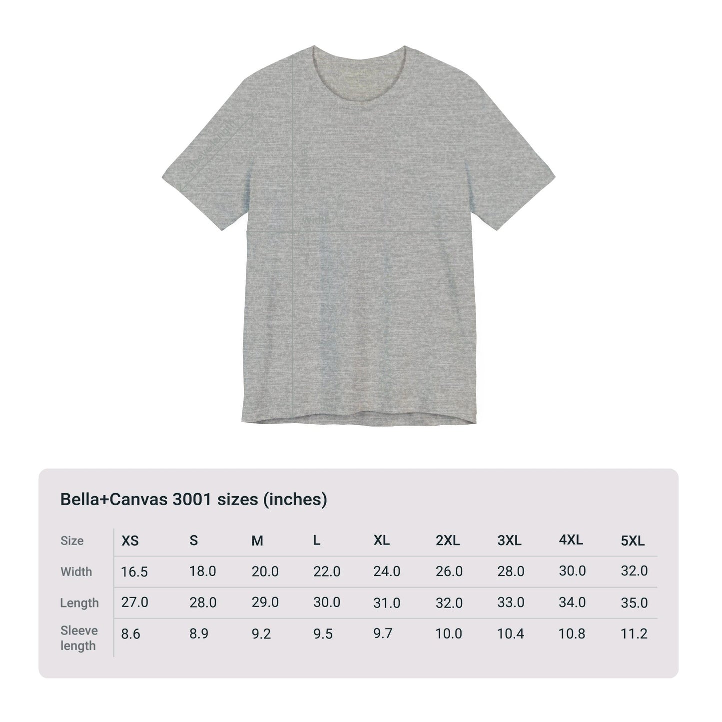 Bella Canvas Jersey Tee Shirt Unisex