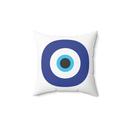 Evil Eye Decorative Pillow - Cozy Home Decor, Gift for New Home, Spiritual Protection, Bedroom Accent, Boho Style