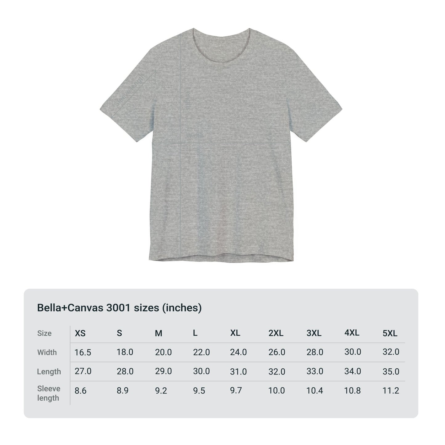 Unisex Jersey Short Sleeve Tshirt