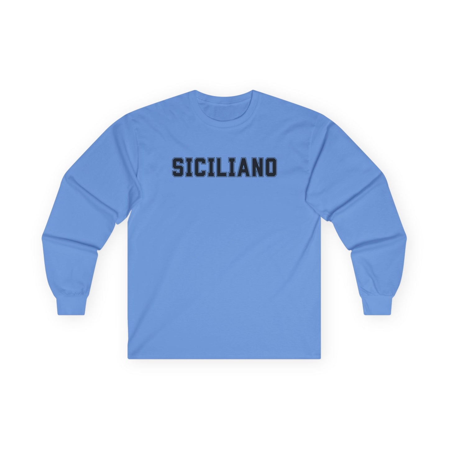 SICILIANO Tee Shirt Long Sleeve, Mens Ultra Cotton Tee