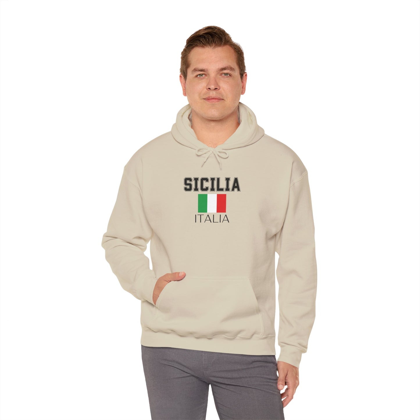 Soft Unisex Hoodie Sicilia Italia