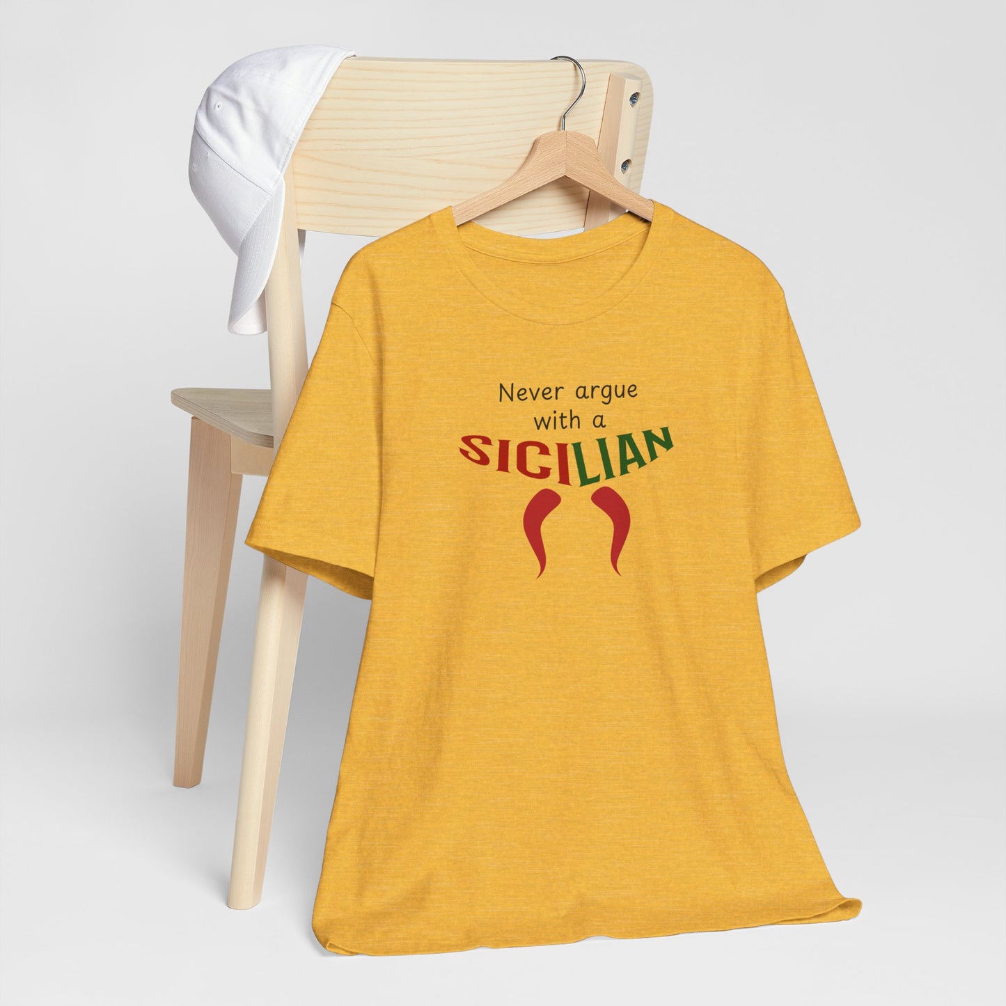 Fun Adult Tshirt Sicilian Inspired