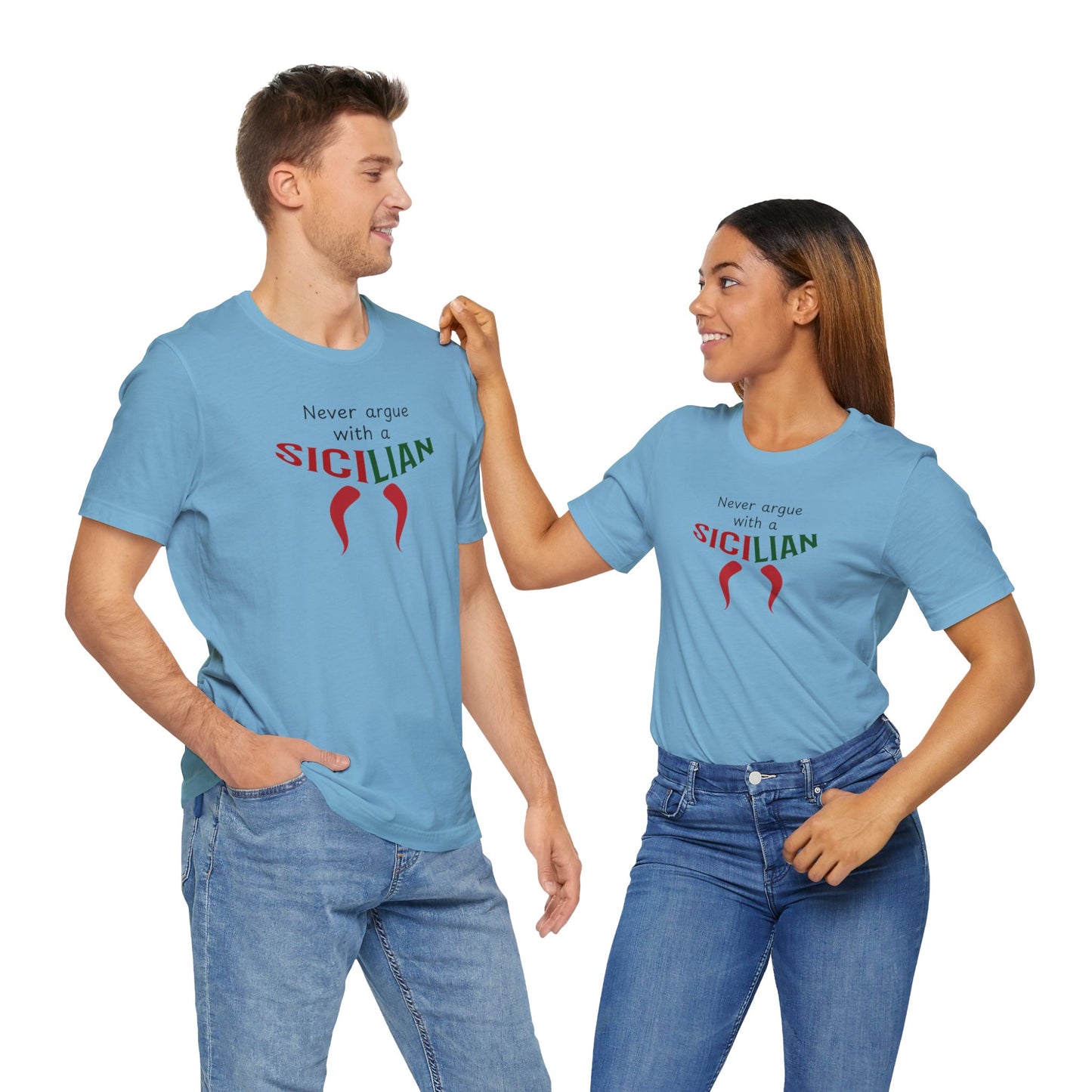 Fun Adult Tshirt Sicilian Inspired