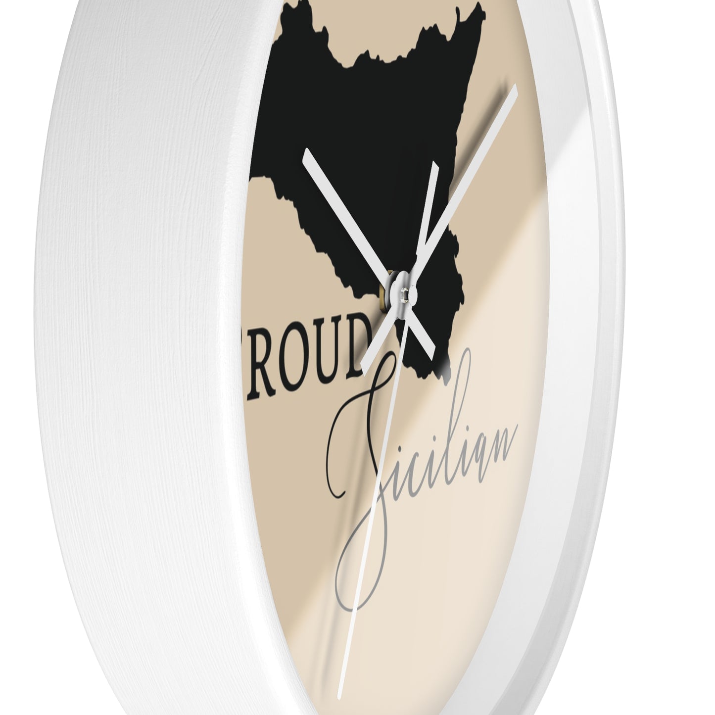 Sicilian Inspired Wall Clock for Home or Office