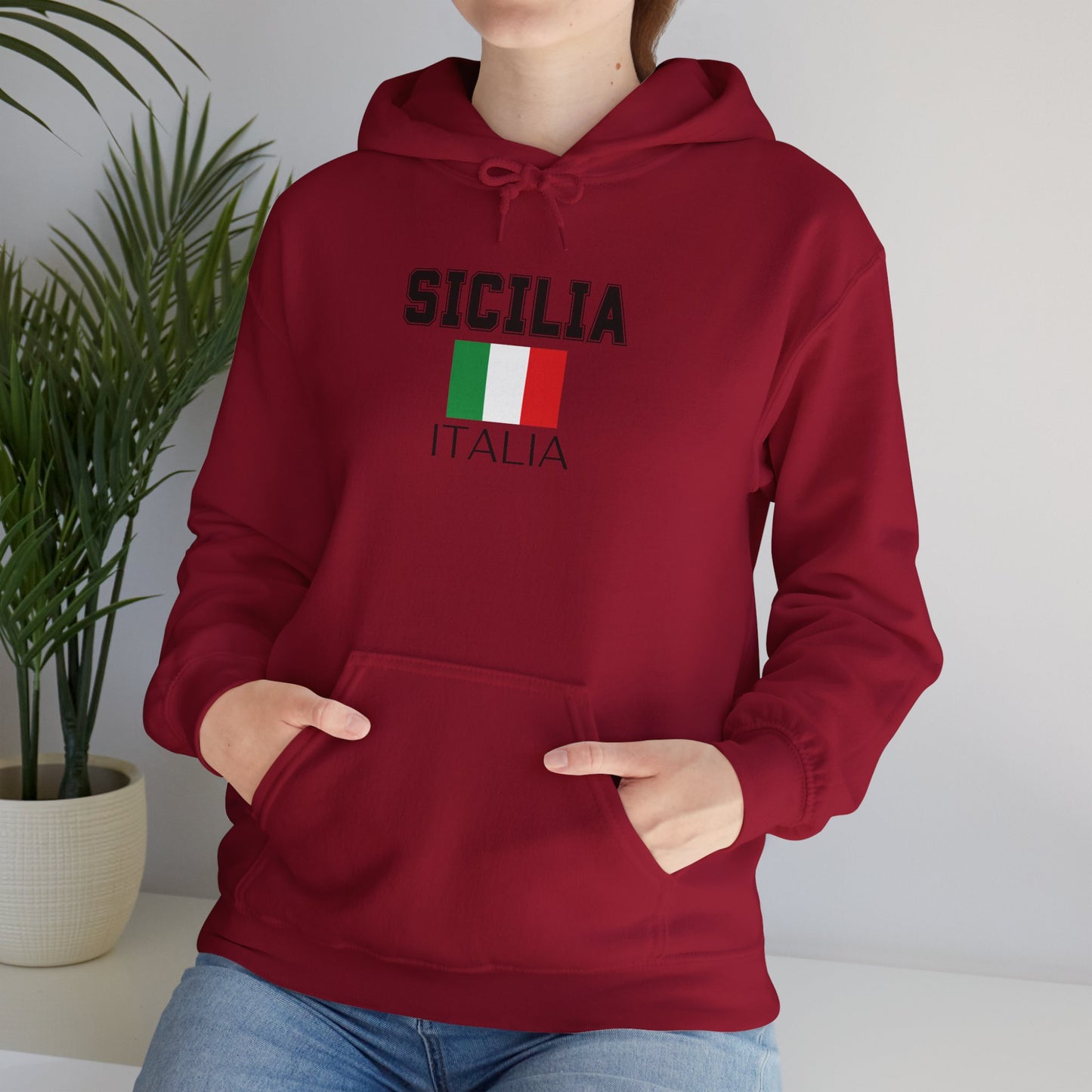 Soft Unisex Hoodie Sicilia Italia