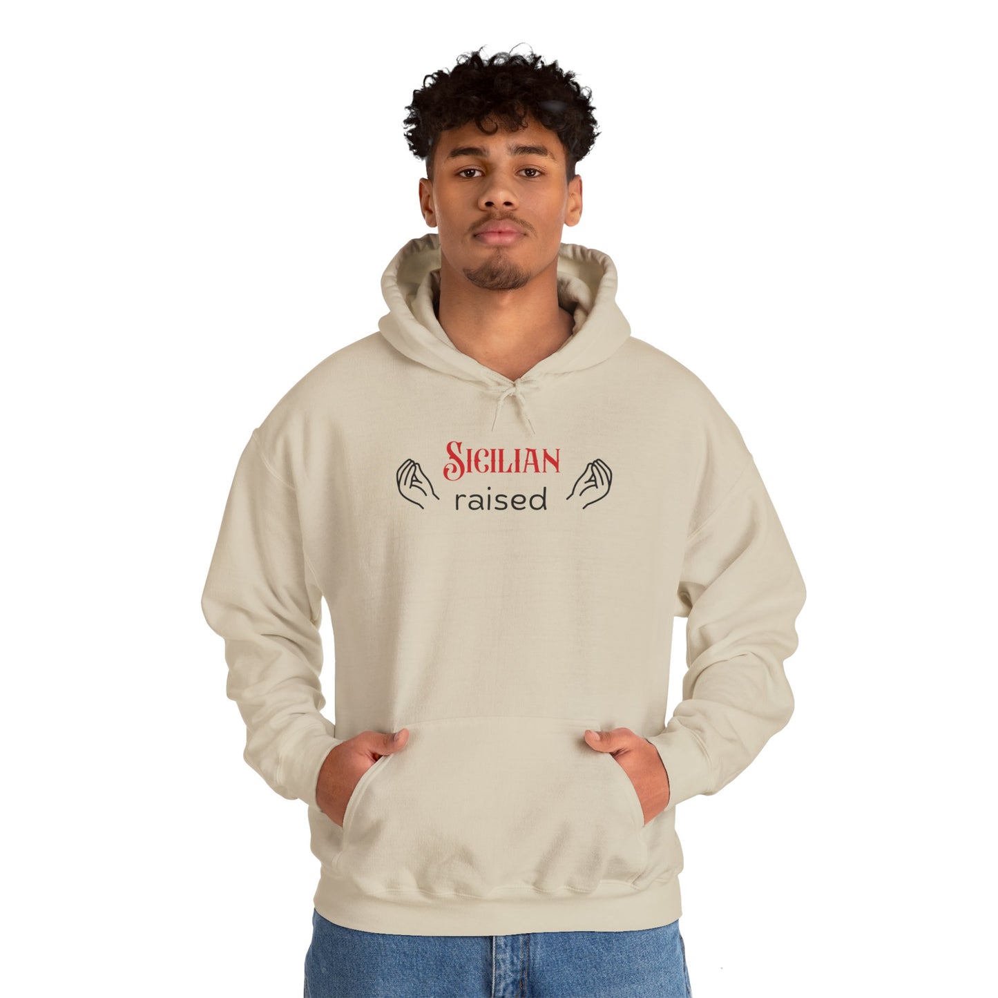 Unisex Hoodie Sweatshirt Sicilian Raised