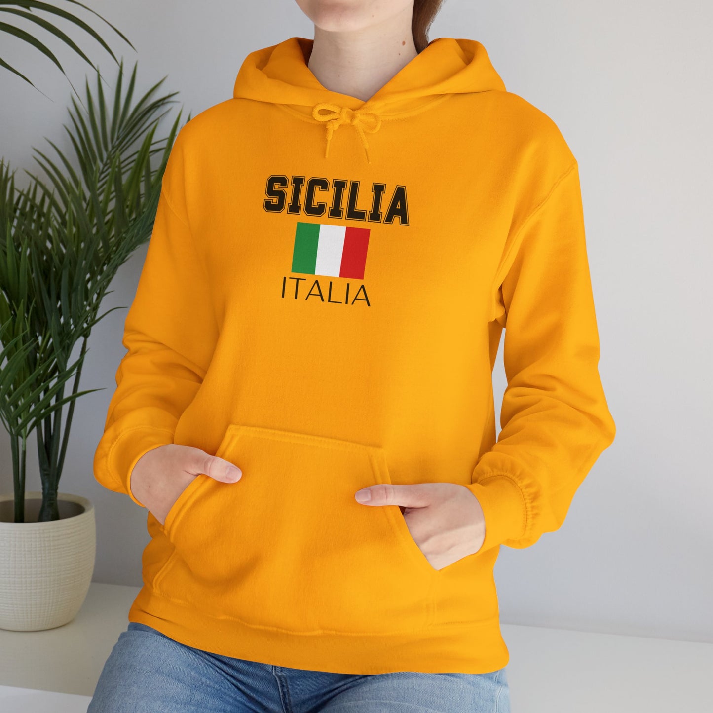 Soft Unisex Hoodie Sicilia Italia