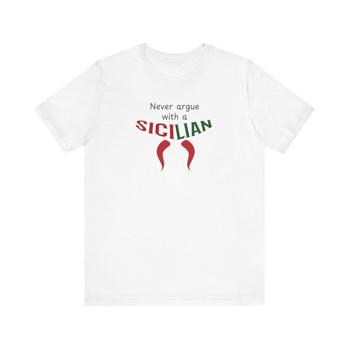 Fun Adult Tshirt Sicilian Inspired