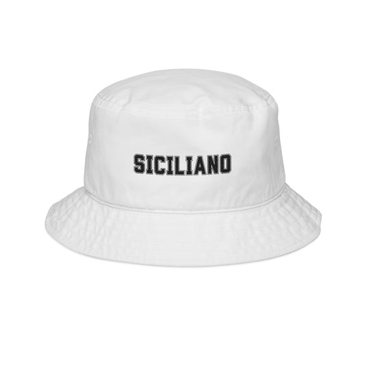 SICILIANO Mens Bucket Hat - Stylish Summer Accessory Must Have, Cool vibe apparel