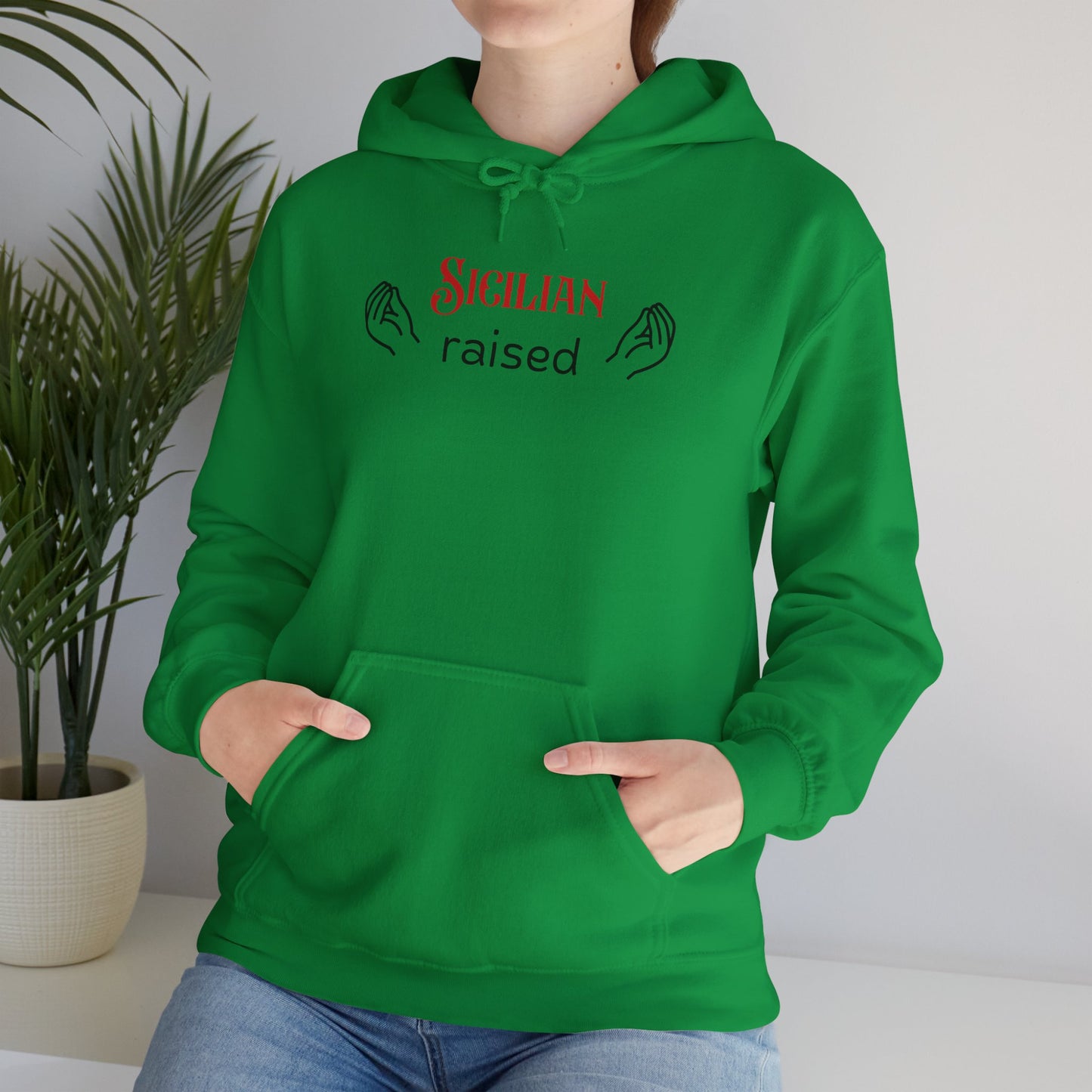 Unisex Hoodie Sweatshirt Sicilian Raised