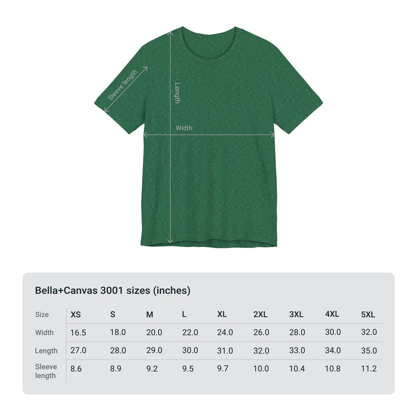 Unisex Jersey Short Sleeve Tshirt