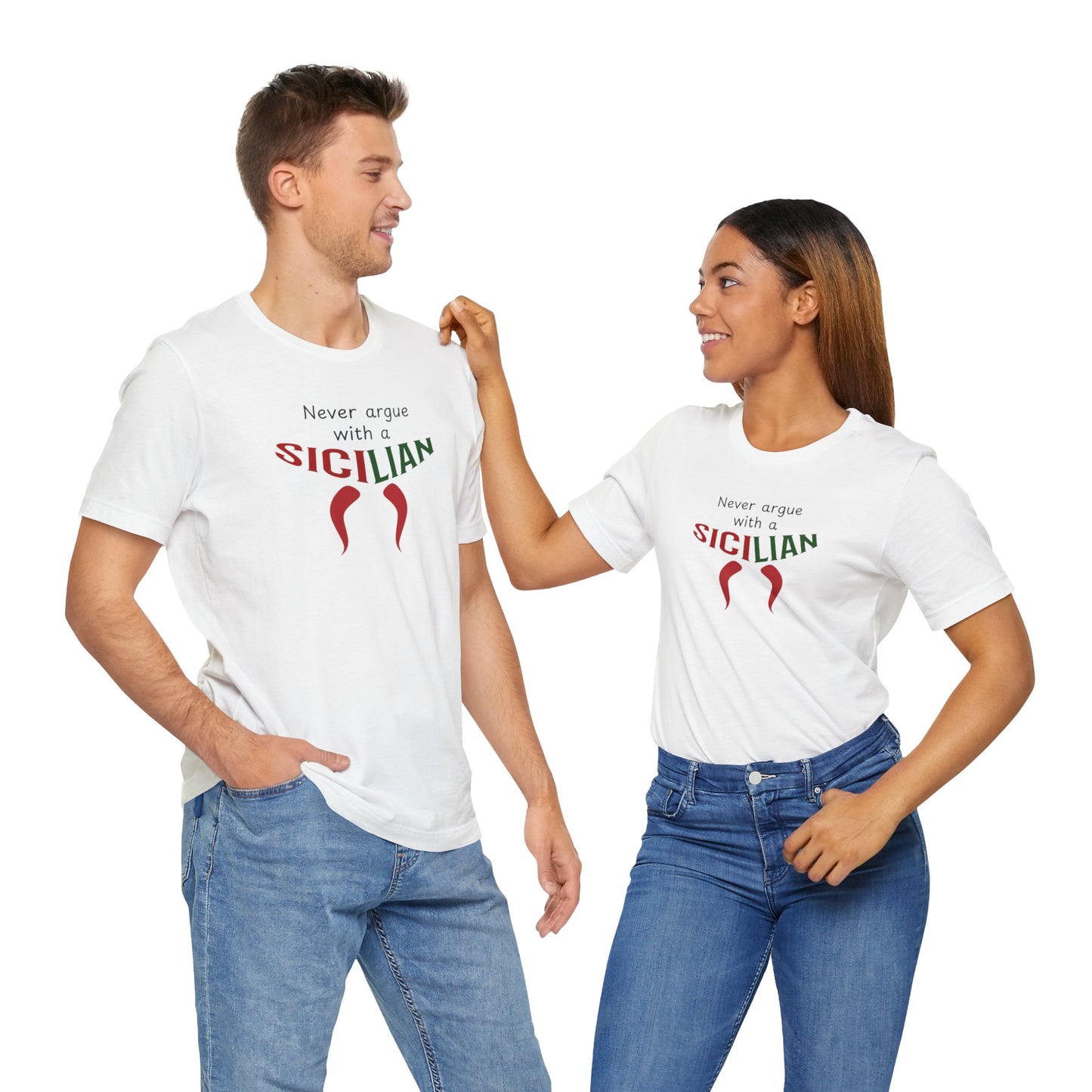 Fun Adult Tshirt Sicilian Inspired