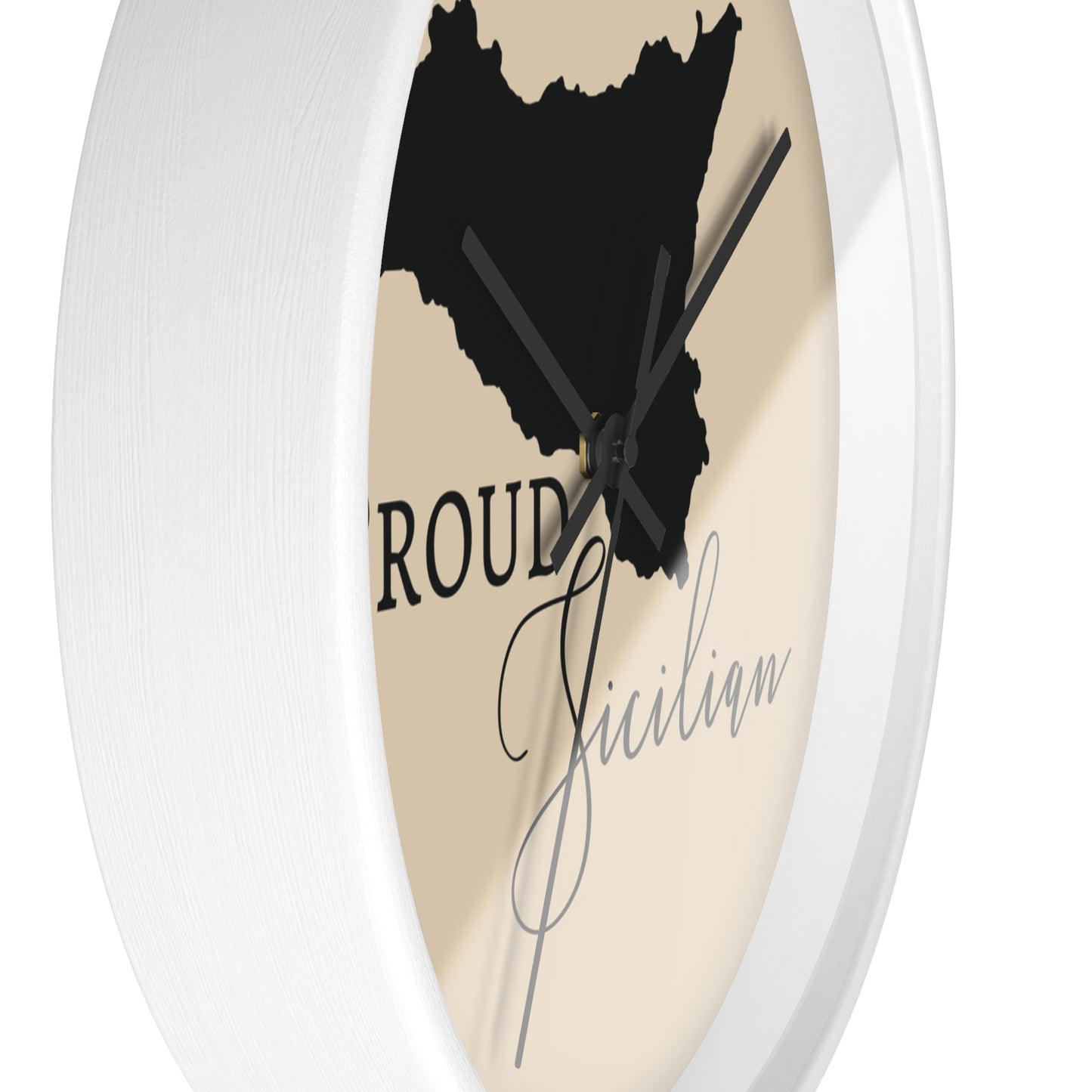 Sicilian Inspired Wall Clock for Home or Office