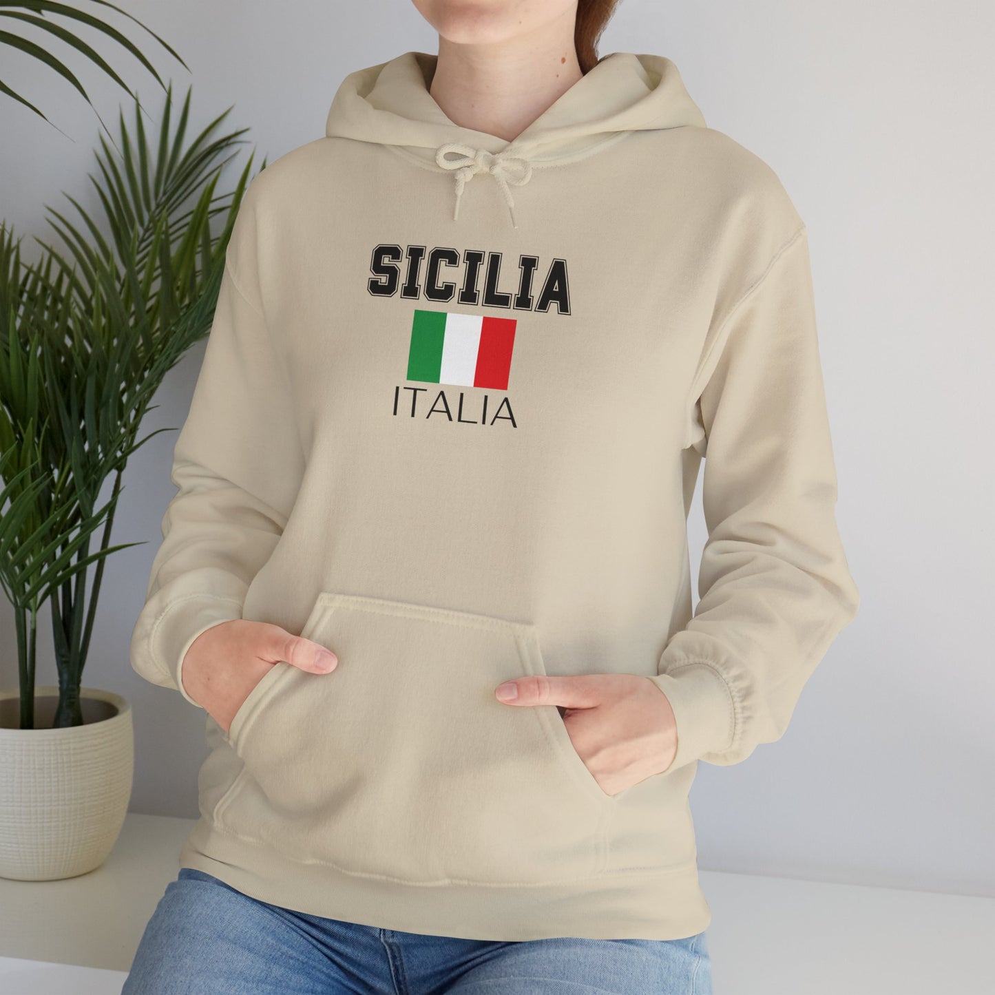 Soft Unisex Hoodie Sicilia Italia