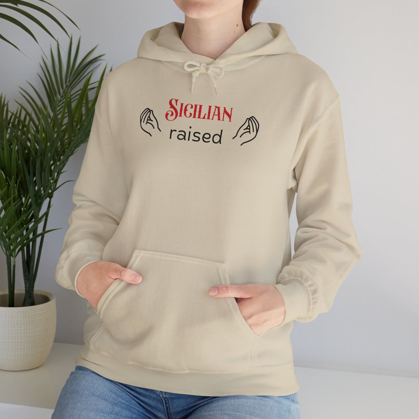 Unisex Hoodie Sweatshirt Sicilian Raised